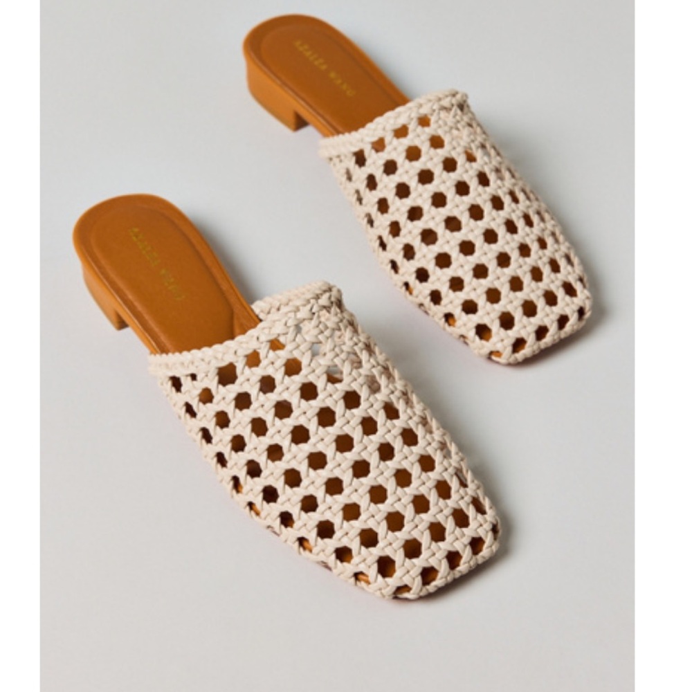 Urban Outfitters Cream Crochet Mules spring wedding lace 8.5 azalea wang